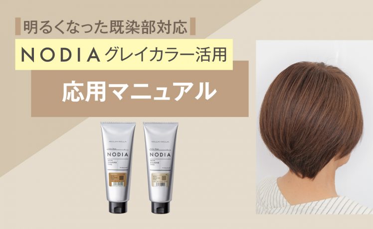 【明るくなった既染部対応】NODIAグレイカラー活用 応用マニュアル