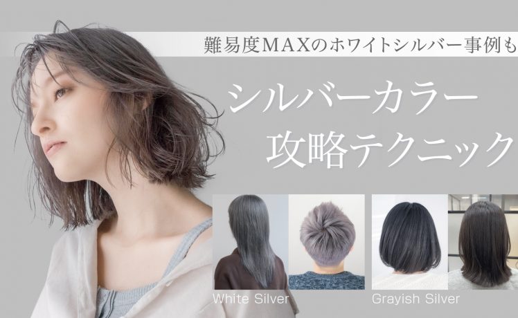 【難易度MAXのホワイトシルバー事例も】シルバーカラー攻略テクニック