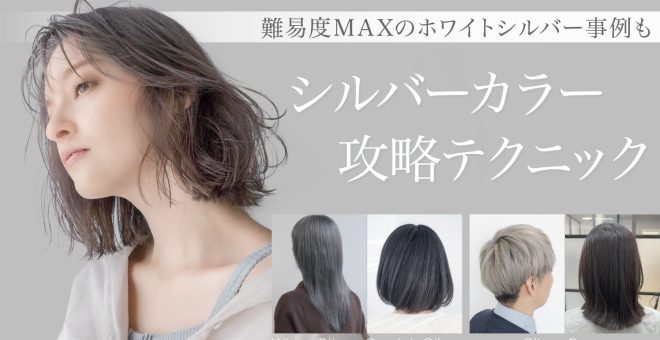 【難易度MAXのホワイトシルバー事例も】シルバーカラー攻略テクニック