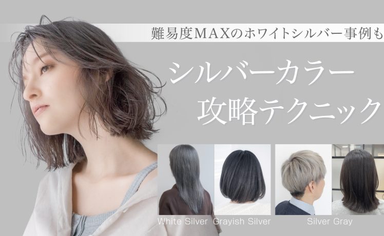 【難易度MAXのホワイトシルバー事例も】シルバーカラー攻略テクニック