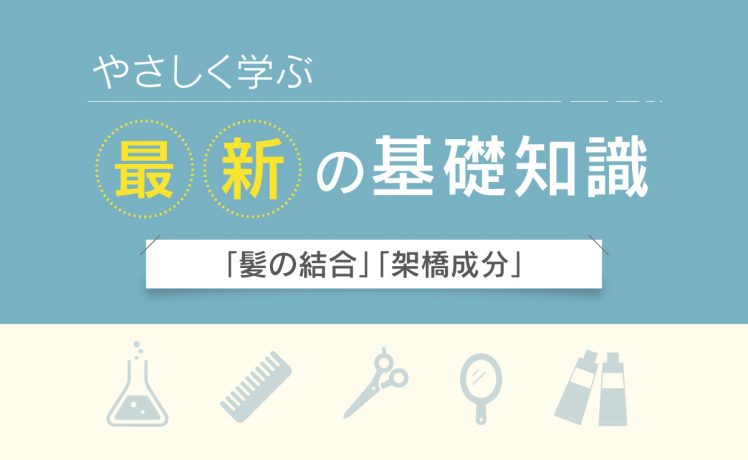 【やさしく学ぶ最新の基礎知識】「髪の結合」「架橋成分」