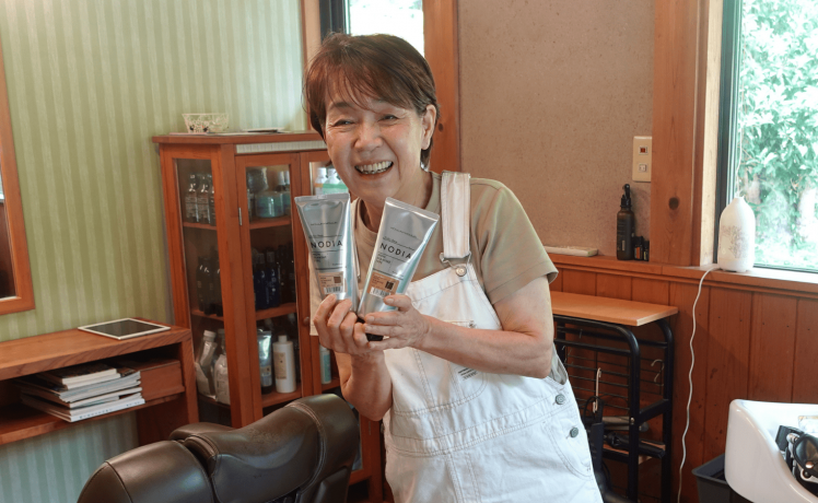 山奥の1人サロンでも予約が埋まる『ぱぁまやさん』-お客さまの未来を想う「ノジア」提案