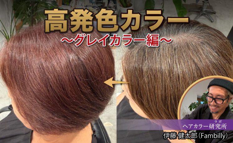 【2025/10/1】高発色カラー グレイカラー編｜SHARE ROOM（ヘアカラー研究所（ラボ）｜伊藤健太郎）