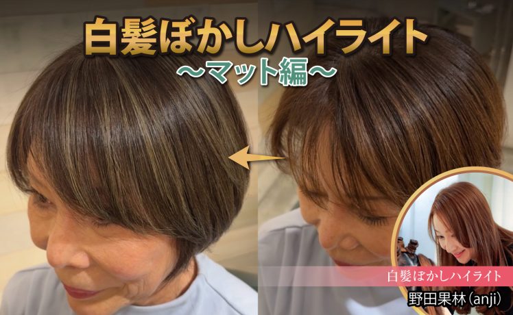 【2026/2/18】白髪ぼかしハイライト 〜マット編〜｜SHARE ROOM（白髪ぼかしハイライト｜野田果林）