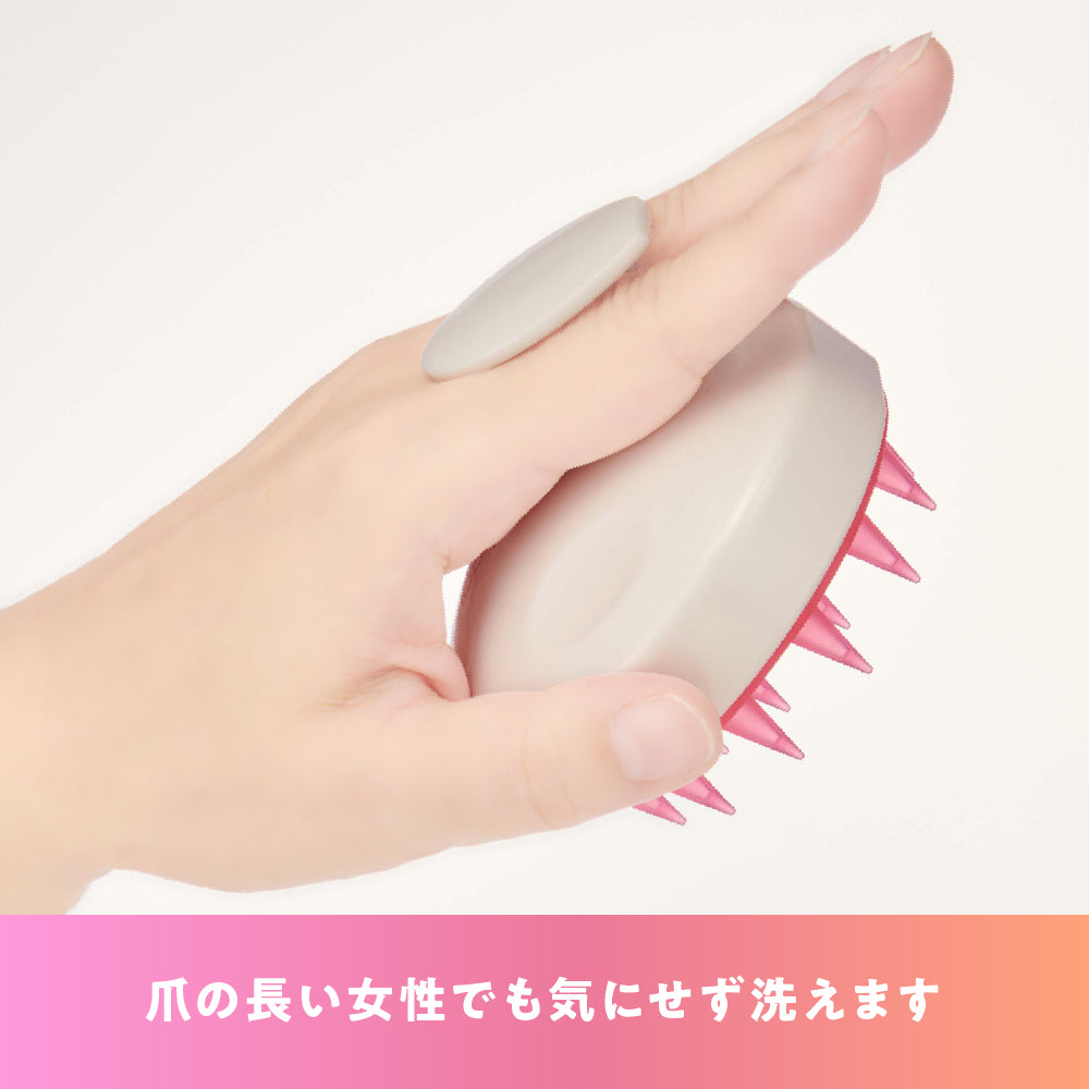 アイビル シャンプーブラシ カプア 使用イメージ