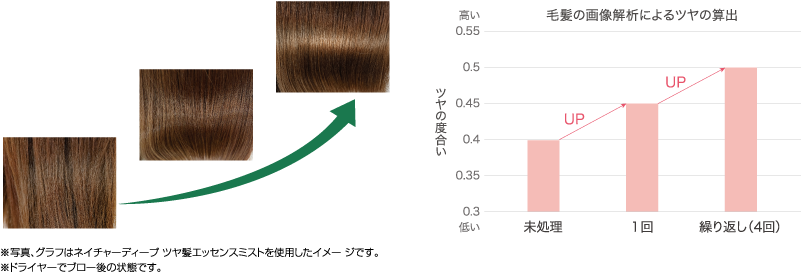 毎日高まるツヤ体験