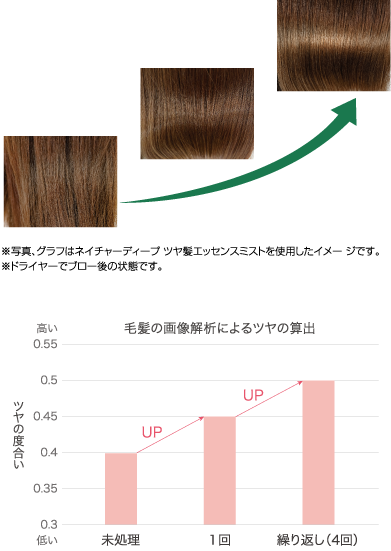 毎日高まるツヤ体験