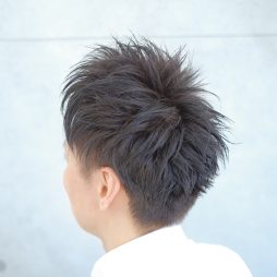 濃いめのグレイッシュシルバー