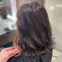 ダークブラウン/コーラルピンク